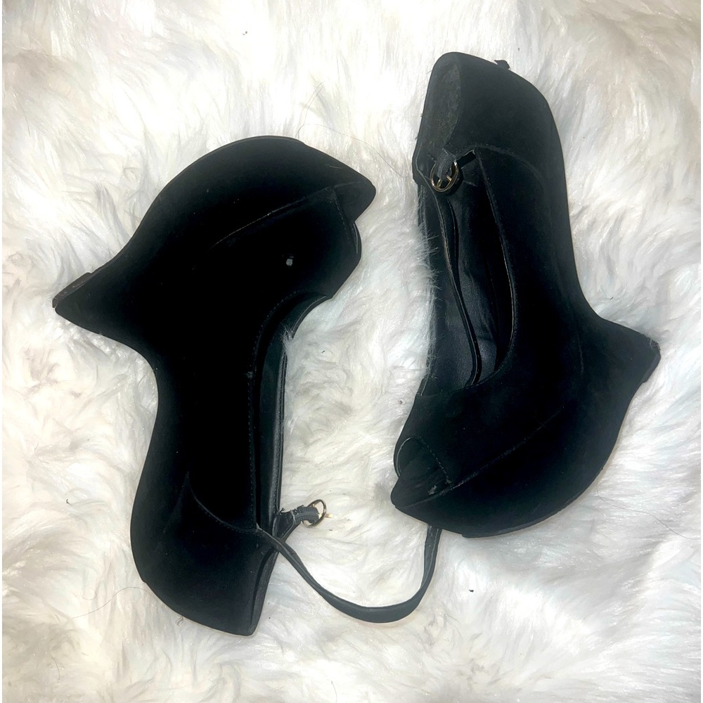 2bebe/bebe/black/wedges
